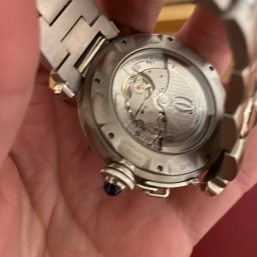 Cartier Pasha Automatic Grid Grille Watch! - Picture 5 of 15